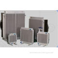 Light Weight Aluminum Hydraulic Oil Cooler With Fan , Alumi